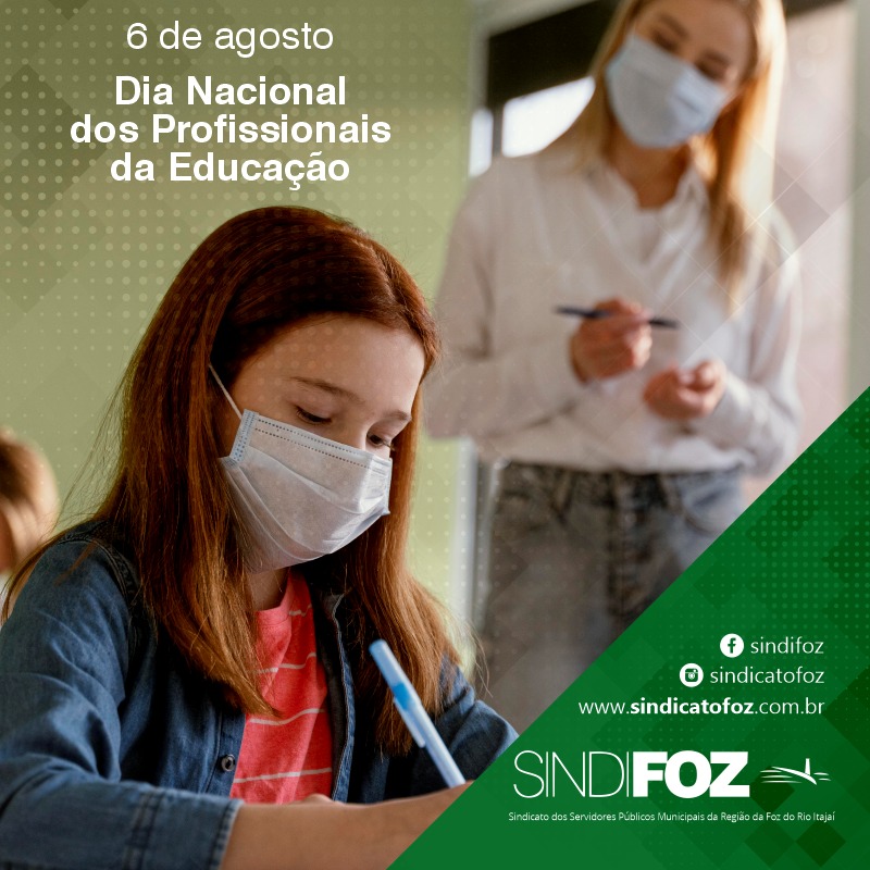 6 de agosto: Dia Nacional dos Profissionais da Educação