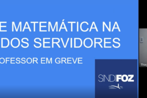 Aula de matemática na greve: Itajaí não cumpre o piso nacional do Magistério