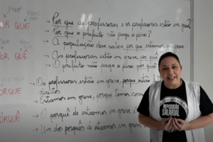 Aula de Língua Portuguesa na greve: entenda o porquê da greve