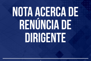 Nota acerca de renúncia de dirigente