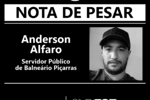 Nota de Pesar: Anderson Alfaro, servidor público de Balneário Piçarras