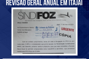 Sindifoz cobra pagamento da revisão geral anual em Itajaí