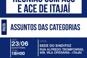 Reunião com servidores ACS e ACE de Itajaí na quinta-feira