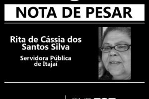 Nota de Pesar: Rita de Cássia dos Santos Silva, servidora pública de Itajaí