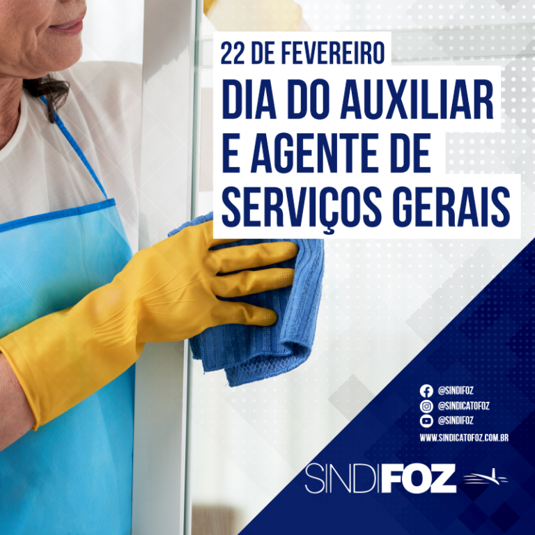 Parabéns Auxiliares e Agentes de Serviços Gerais! – Sindifoz