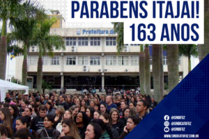 Parabéns Itajaí pelos seus 163 anos!