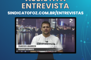 Assista à entrevista do presidente do Sindifoz ao TVBE Entrevista