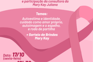 Outubro Rosa: roda de conversa com o psicólogo Thiago Costa