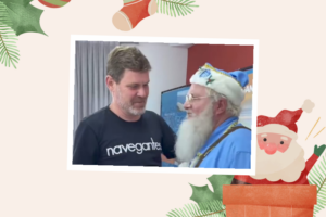 O que será que o Papai Noel foi fazer no gabinete do Liba?