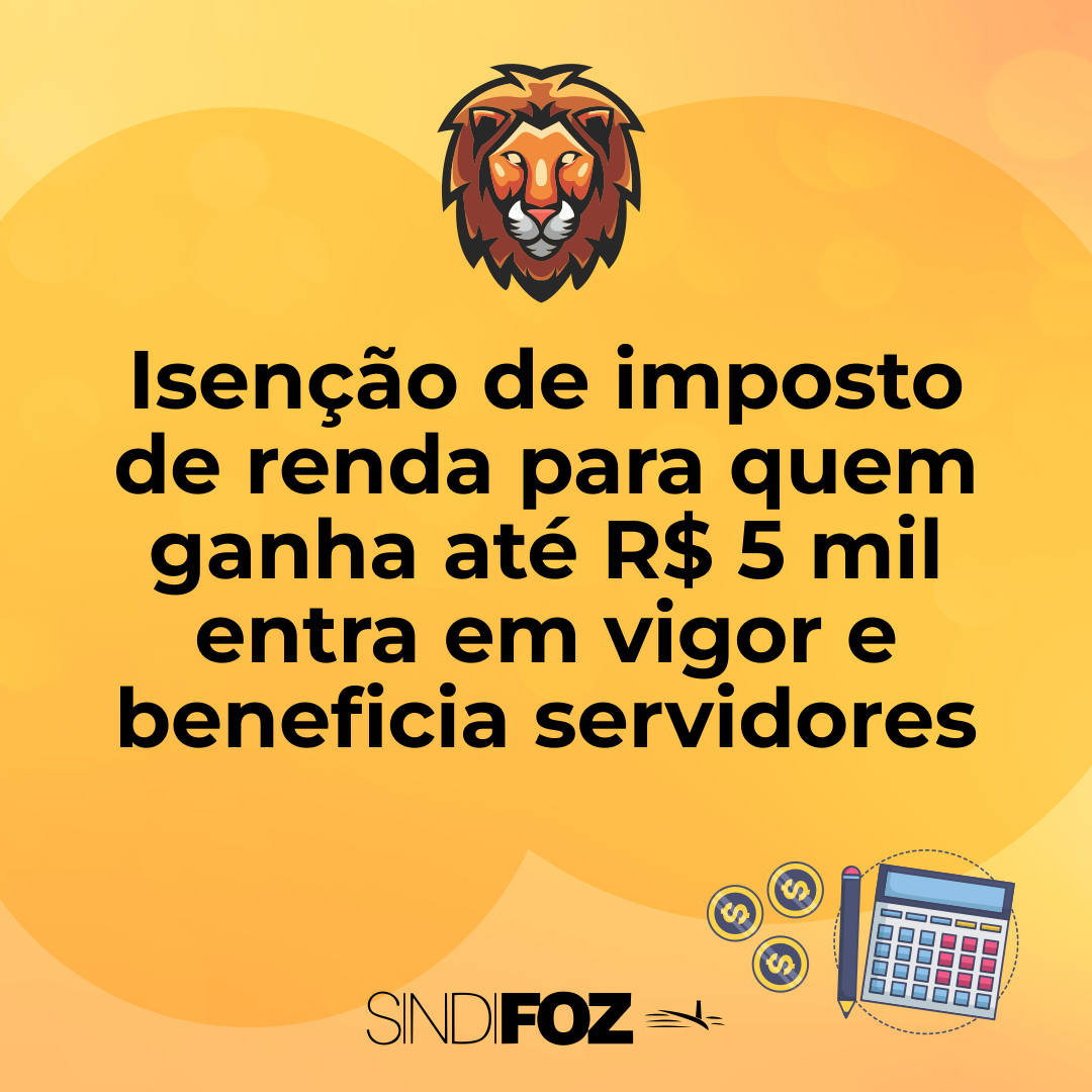 Isenção de imposto de renda para quem ganha até R$ 5 mil entra em vigor ...