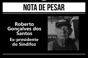 Nota de pesar: Roberto Gonçalves dos Santos, ex-presidente do Sindifoz