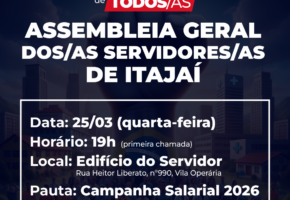ASSEMBLEIA GERAL EM ITAJAÍ