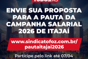 Envie sua proposta para a pauta da Campanha Salarial 2026 de Itajaí