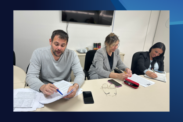 Boletim da reunião com o governo municipal de Itajaí