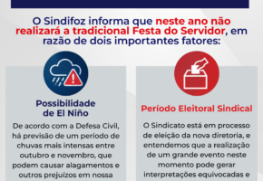 COMUNICADO IMPORTANTE: FESTA DO SERVIDOR 2026